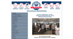 Desktop Screenshot of bekascho.eu