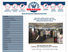 Tablet Screenshot of bekascho.eu